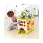 Дървен куб с 5 активности, Hape – снимка 12 от 12