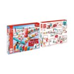 Дървена игра домино фабрика 122 части, Hape – снимка 7 от 7