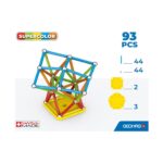 Магнитен конструктор supercolor 93 части, Geomag – снимка 8 от 9