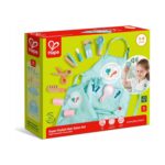 Комплект за ролева игра малки фризьори 15 части, Hape – снимка 7 от 11