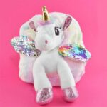 Ученическа раница 3D детска раничка за момиче White Unicorn, 30 см, Robetoy - Image 3