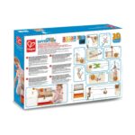 Дървена работна маса млад изобретател 58 части, Hape – снимка 7 от 10