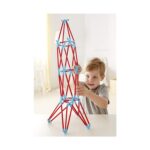 Бамбуков конструктор flexistix 133 части, Hape – снимка 10 от 11