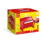 Светлинно дървено пиано червено, Hape – снимка 12 от 12