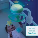 Музикална въртележка с проектор 3в1 Зелено, Infantino - Image 4