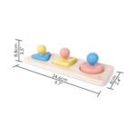 Образователна играчка монтесори огледални форми, Hape – снимка 9 от 10