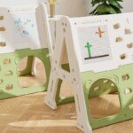 Детска стена за катерене 5 в 1 зелена, Feelkids - Image 3
