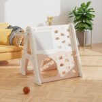 Детска стена за катерене 5 в 1 розова, Feelkids