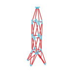 Бамбуков конструктор flexistix 133 части, Hape – снимка 9 от 11
