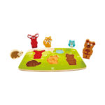 Дървен пъзел горски животни 6 части, Hape – снимка 6 от 6