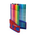 Комплект флумастери Pen 68 Color Parade тъмносиня, Stabilo – снимка 4 от 4