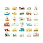 Магнитни превозни средства 30 елемента, Hape – снимка 4 от 4