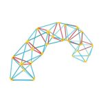 Бамбуков конструктор flexistix 177 части, Hape – снимка 8 от 10