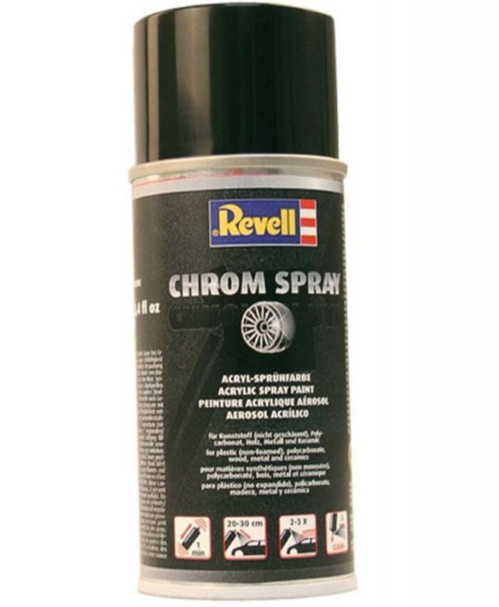 Акрилна боя,Revell, Спрей Хром, 150мл Акрилна боя Спрей хром Revell