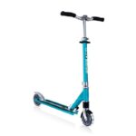 Детска сгъваема тротинетка FLOW ELEMENT COMFORT LIGHTS аква, Globber