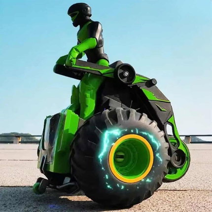 RC АТВ за дрифтове с 360° въртене, зелено, Crazon