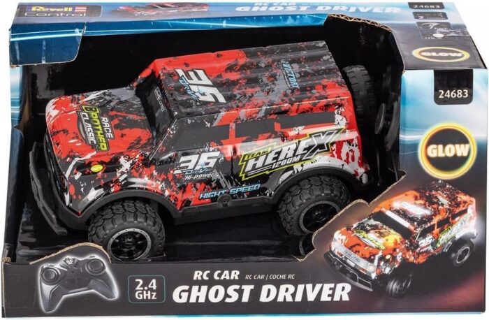 Автомобил с радио управление, Revell, Червен RC автомобил червен, Revell