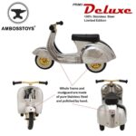 Балансиращ скутер Deluxe сребърен, Ambosstoys - Image 4