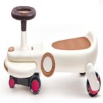 Балансираща количка с LED светлини бяла, Hape - Image 3