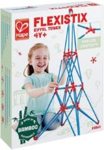 Бамбуков конструктор Айфелова кула 62 части, Hape