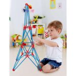 Бамбуков конструктор Айфелова кула 62 части, Hape - Image 4