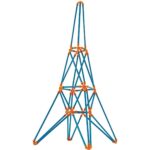 Бамбуков конструктор Flexistix кули 132 части, Hape - Image 3