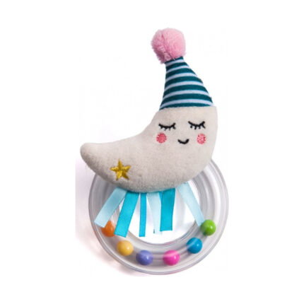 Бебешка мека дрънкалка Мини луна, Taf Toys
