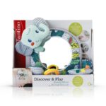 Бебешка играчка с огледало Слонче, Infantino - Image 2