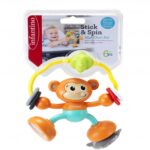 Бебешка играчка със залепване Маймунка, Infantino