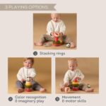 Кула с рингове за нанизване Панда, Taf Toys - Image 4