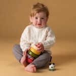 Кула с рингове за нанизване Панда, Taf Toys - Image 2