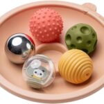 Бебешка играчка Купа с 5 сензорни топки, Taf Toys