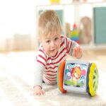 Бебешка играчка за търкаляне Огледало, Infantino - Image 5