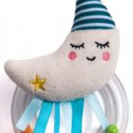 Бебешка мека дрънкалка Мини луна, Taf Toys