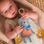 Бебешка мека дрънкалка Коте Клара, Taf Toys - Image 3