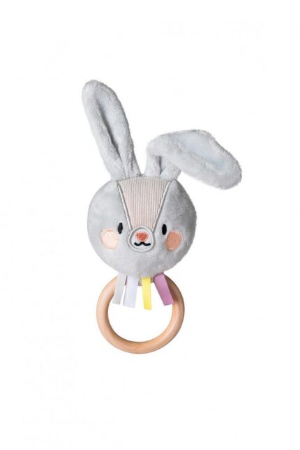 Бебешка мека дрънкалка зайче Райли, Taf Toys