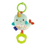 Бебешка мека сензорна играчка Нарвал, Infantino - Image 2