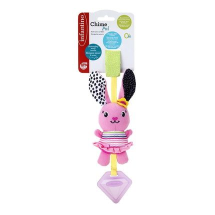 Бебешка мека сензорна играчка Зайче, Infantino