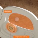 Бебешка ограда 3 в 1 кафява кола, Feelkids - Image 11