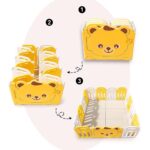 Сгъваема бебешка ограда Sunny Bear жълто бяла, Feelkids - Image 6