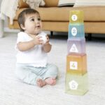 Бебешки комплект за игра Чашки за подреждане и топче, Infantino - Image 5