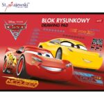 Блокче за рисуване Cars A4 бяло 20 листа, St.Majewski