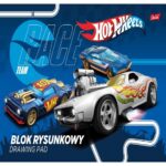 Блокче за рисуване Hot Wheels A4 бяло 20 листа, St.Majewski