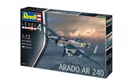 Сглобяем модел бомбардировач Arado AR 240 70 части, Revell