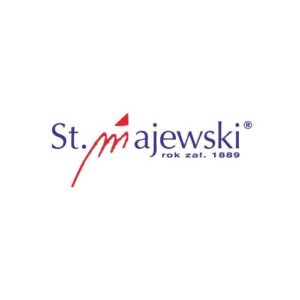 St.Majewski лого, марка ученически раници и несесери