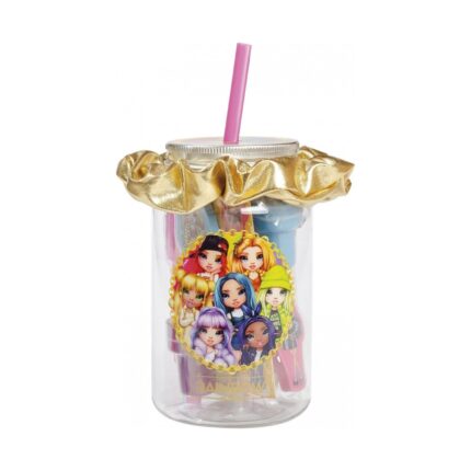 Бурканче с канцеларски материали Rainbow High, Totum