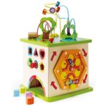 Дървен куб с 5 активности, Hape - Image 7