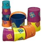 Цветни кофички за подреждане 10 броя, Battat - Image 4