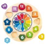 Дървен часовник и сортер, Hape