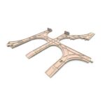 Дървен комплект допълнителни железопътни линии, 14 броя, Hape - Image 3